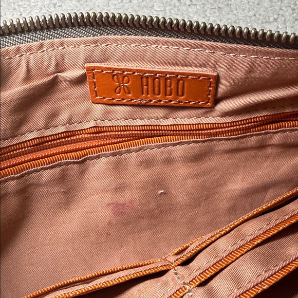 HOBO Sage Leather Clutch with Peace Sign - Picture 7 of 8